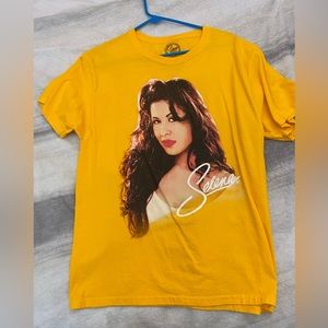Yellow Selena T shirt , size L